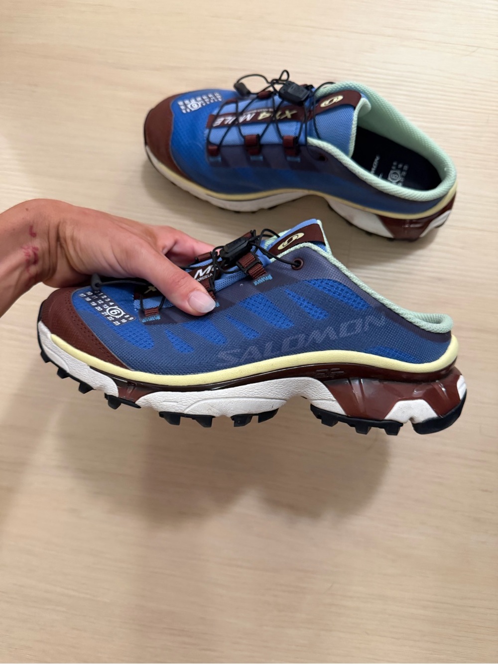 Salomon x Maison Margiela MM6 XT4 Mule in Ultramarine